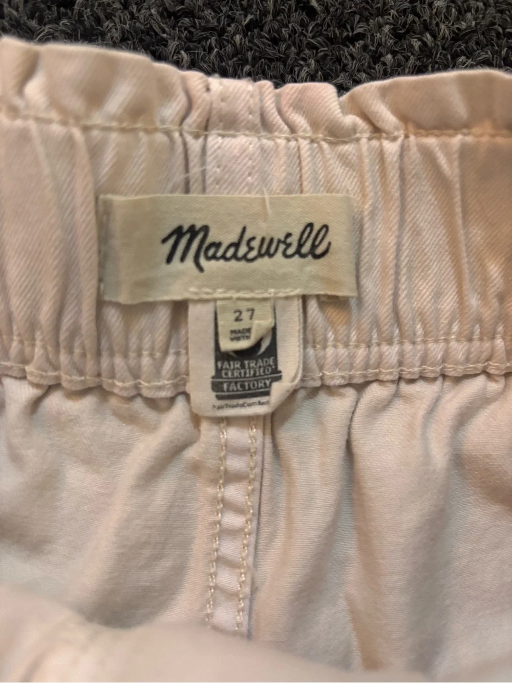 Madewell Denim Paperbag Shorts